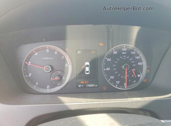 5NPE34AB1HH520064 2017 HYUNDAI SONATA Black Vista del cuadro de instrumentos