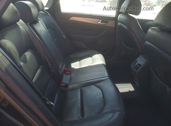 5NPE34AB1HH520064 2017 HYUNDAI SONATA Black Vista de los asientos traseros