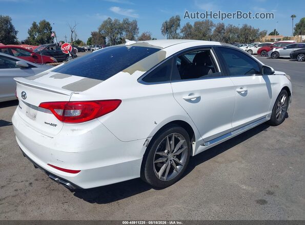 5NPE34AB2HH549802 2017 HYUNDAI SONATA White Rear right