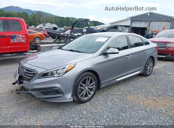5NPE34AB5HH447281 2017 HYUNDAI SONATA Silver Przód lewy