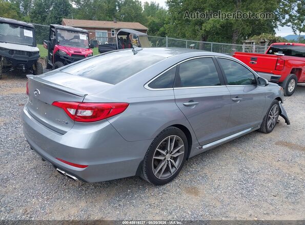 5NPE34AB5HH447281 2017 HYUNDAI SONATA Silver Tył prawy