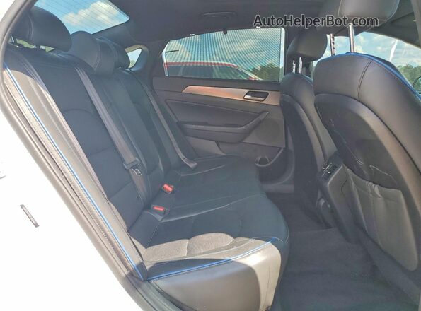 5NPE34AB5KH800481 2019 HYUNDAI SONATA White Вид задніх сидінь