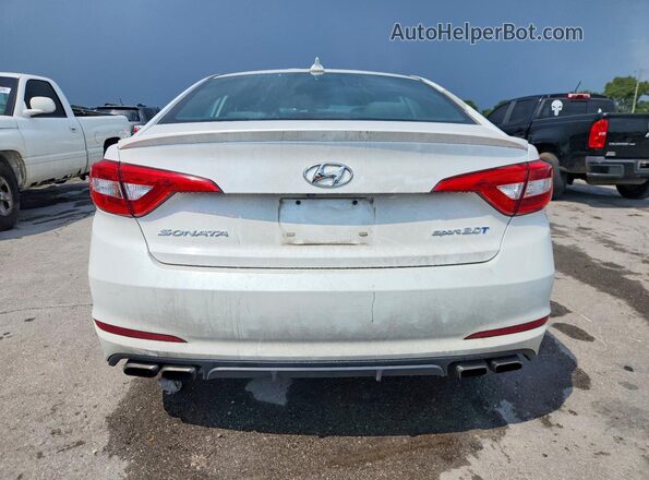 5NPE34AB8HH459571 2017 HYUNDAI SONATA White Հետևի տեսք