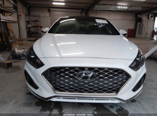 5NPE34AB9KH762575 2019 HYUNDAI SONATA Белый Вид щитка приборов