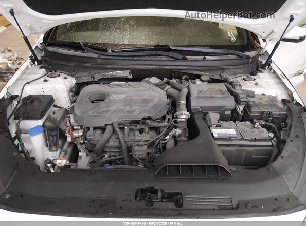 5NPE34AB9KH762575 2019 HYUNDAI SONATA Белый Вид сзади