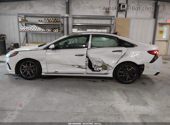5NPE34AB9KH762575 2019 HYUNDAI SONATA Белый Панорамный вид салона 360°