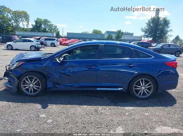 5NPE34ABXHH513503 2017 HYUNDAI SONATA Blue Սալոնի 360 աստիճան տեսք