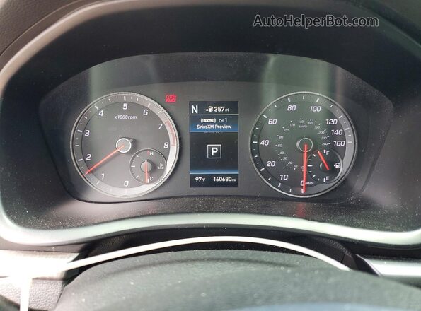 5NPE34ABXJH618483 2018 HYUNDAI SONATA Blue Vista del cuadro de instrumentos