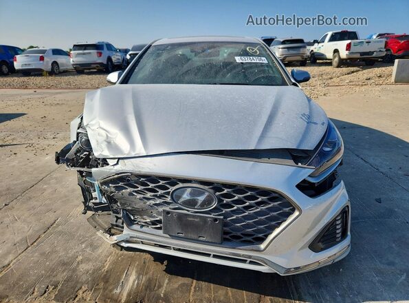5NPE34ABXJH637566 2018 HYUNDAI SONATA Silver Դիմացի տեսք