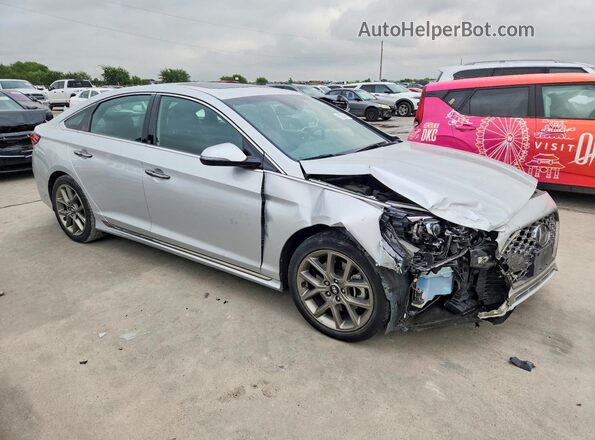 5NPE34ABXJH637566 2018 HYUNDAI SONATA Silver Առջևի աջ