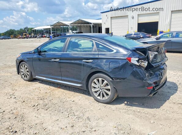 5NPE34AF0GH273119 2016 HYUNDAI SONATA Black Rear left