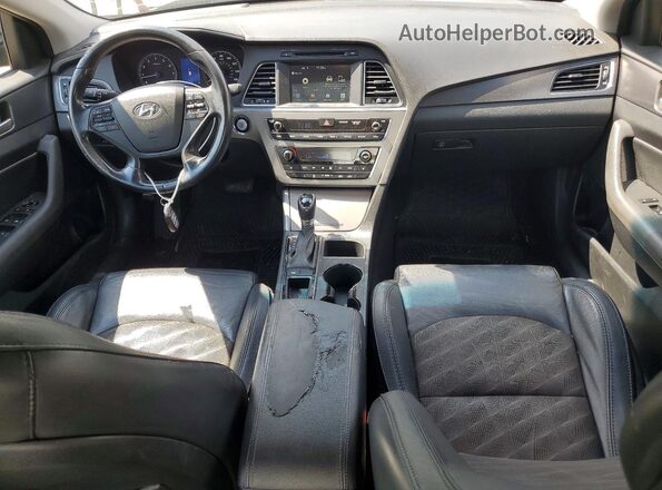 5NPE34AF0GH273119 2016 HYUNDAI SONATA Black Dashboard view