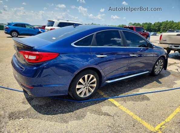 5NPE34AF0GH349986 2016 HYUNDAI SONATA Blue უკანა მარჯვენა