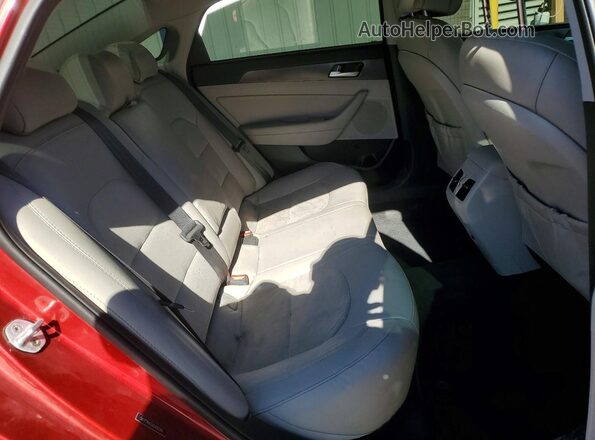 5NPE34AF0GH416344 2016 HYUNDAI SONATA Burgundy Vista de los asientos traseros