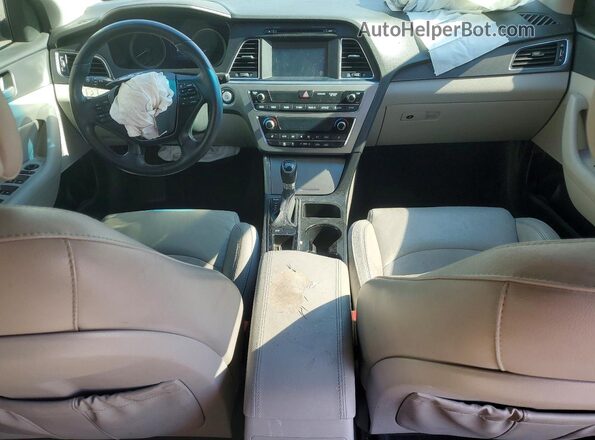 5NPE34AF0GH416344 2016 HYUNDAI SONATA Burgundy Vista del salpicadero