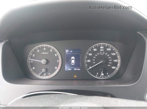 5NPE34AF0HH460720 2017 HYUNDAI SONATA Dark Brown Vista de los asientos traseros