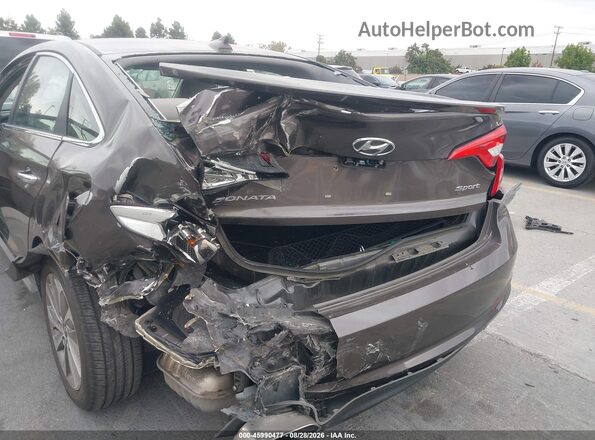 5NPE34AF0HH460720 2017 HYUNDAI SONATA Dark Brown Vista frontal