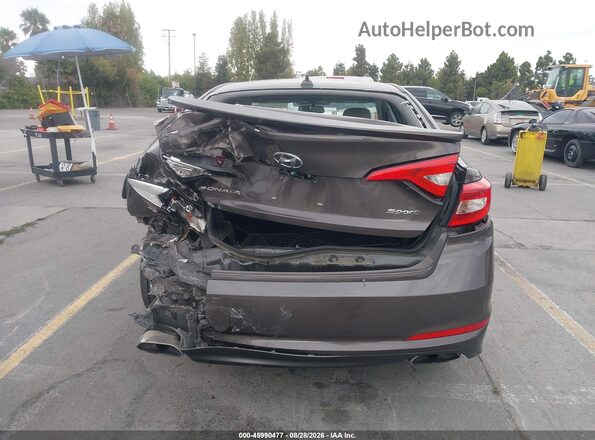 5NPE34AF0HH460720 2017 HYUNDAI SONATA Dark Brown 