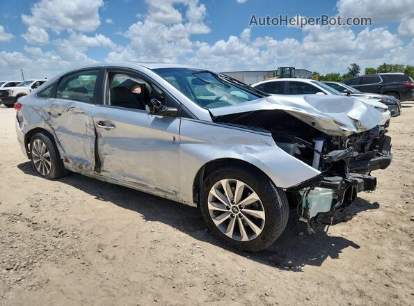 5NPE34AF0HH471300 2017 HYUNDAI SONATA Silver Widok wnętrza z tyłu