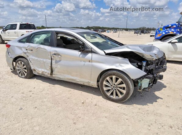 5NPE34AF0HH471300 2017 HYUNDAI SONATA Silver Przód prawy