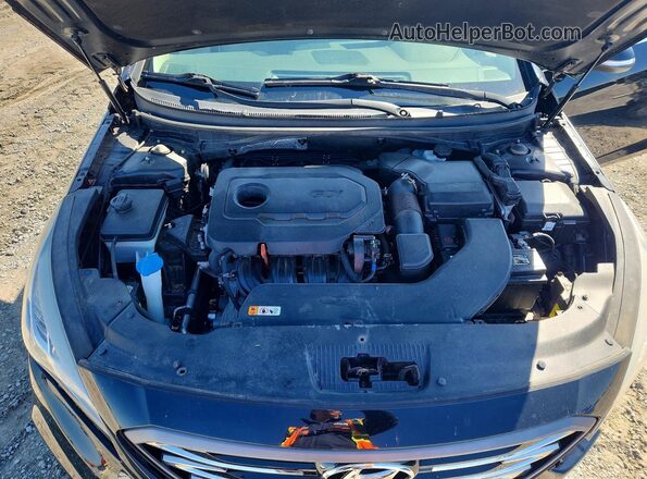 5NPE34AF0HH475976 2017 HYUNDAI SONATA Black Սալոնի հետևի տեսք