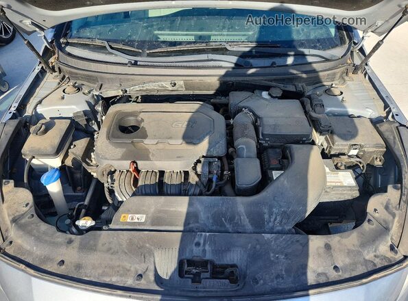 5NPE34AF0HH505221 2017 HYUNDAI SONATA Gray უკანა სალონის ხედი