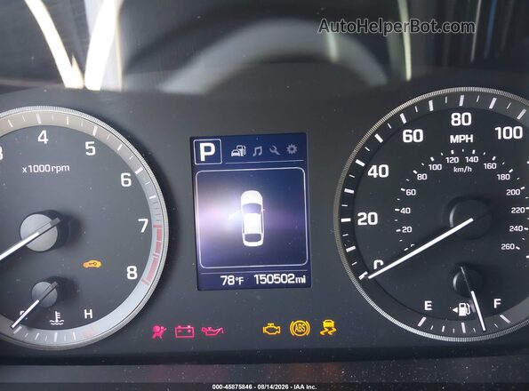 5NPE34AF0HH513187 2017 HYUNDAI SONATA Серебряный 