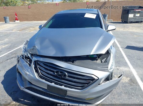 5NPE34AF0HH513187 2017 HYUNDAI SONATA Серебряный Вид щитка приборов