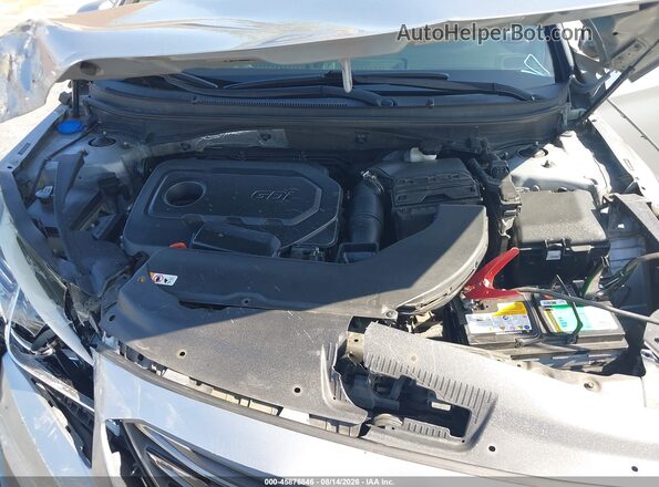 5NPE34AF0HH513187 2017 HYUNDAI SONATA Серебряный Вид сзади