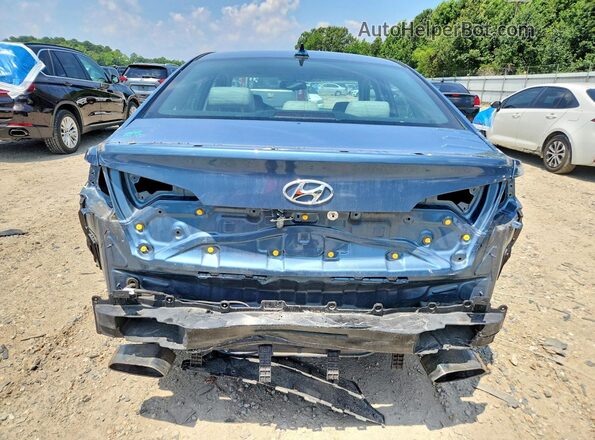 5NPE34AF0HH518874 2017 HYUNDAI SONATA Синий Вид сзади