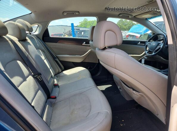5NPE34AF0HH518874 2017 HYUNDAI SONATA Синий Вид задних сидений