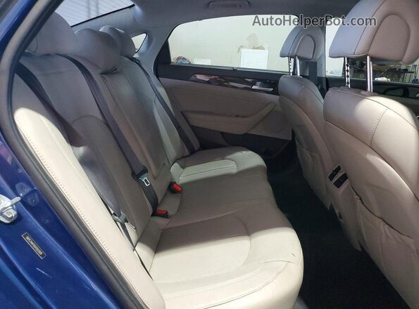 5NPE34AF0HH553009 2017 HYUNDAI SONATA Blue Հետևի նստատեղերի տեսք