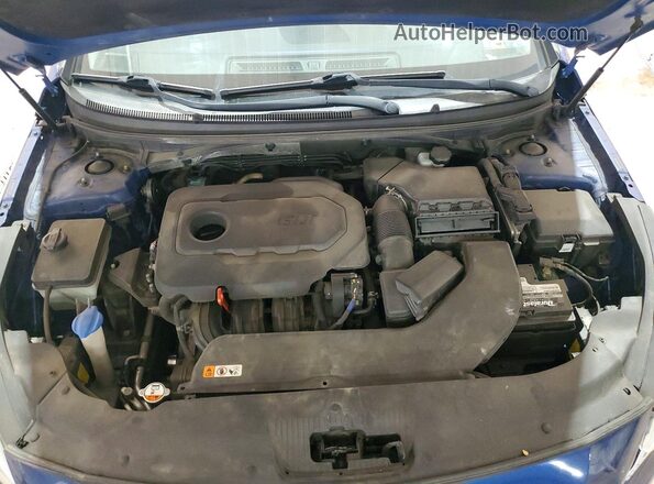 5NPE34AF0HH553009 2017 HYUNDAI SONATA Blue Սալոնի հետևի տեսք