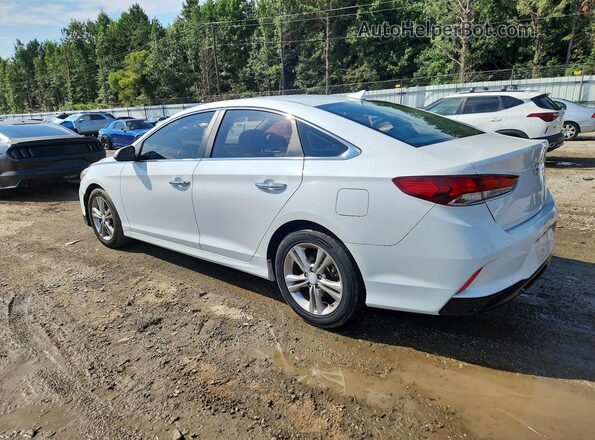 5NPE34AF0JH633657 2018 HYUNDAI SONATA White უკანა მარცხენა