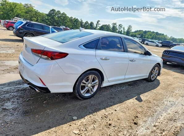 5NPE34AF0JH633657 2018 HYUNDAI SONATA White უკანა მარჯვენა