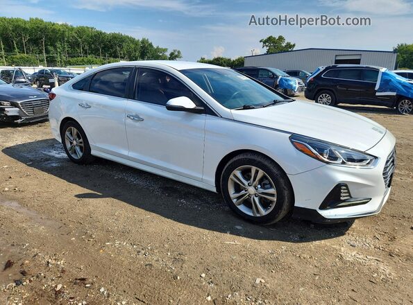 5NPE34AF0JH633657 2018 HYUNDAI SONATA White წინა მარჯვენა
