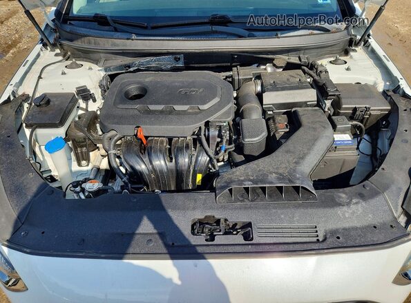 5NPE34AF0JH633657 2018 HYUNDAI SONATA White უკანა სალონის ხედი