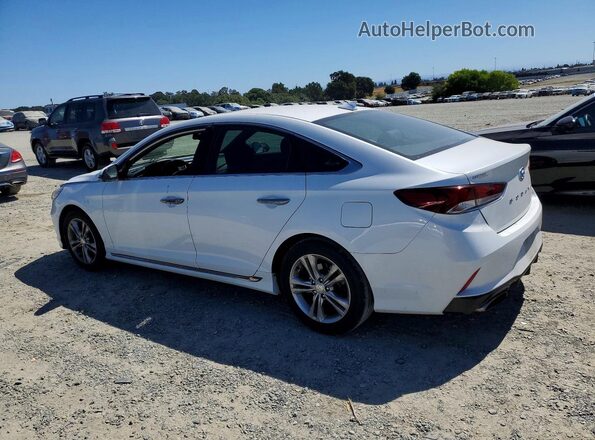 5NPE34AF0JH654119 2018 HYUNDAI SONATA White Задня ліва чверть