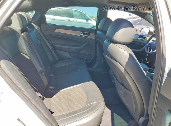 5NPE34AF0JH654119 2018 HYUNDAI SONATA White Вид задніх сидінь