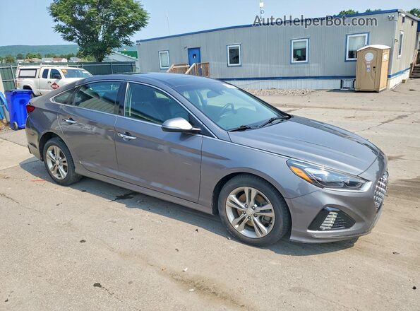 5NPE34AF0JH709510 2018 HYUNDAI SONATA Charcoal წინა მარჯვენა