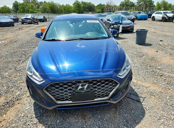 5NPE34AF0KH746431 2019 HYUNDAI SONATA Blue Vista frontal