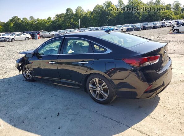 5NPE34AF0KH785469 2019 HYUNDAI SONATA Black Հետևի ձախ