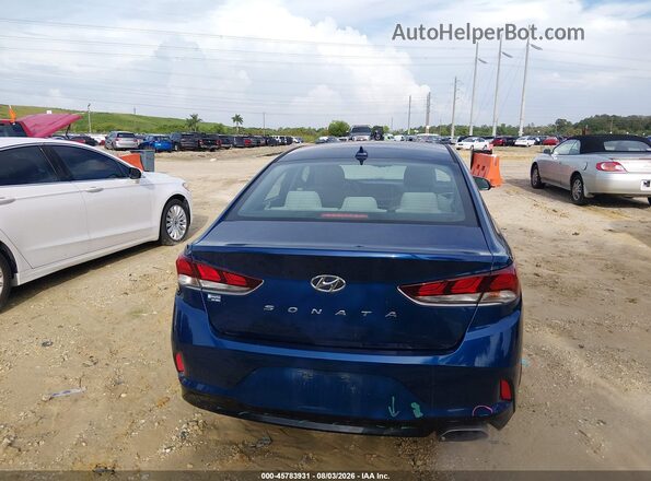 5NPE34AF0KH798450 2019 HYUNDAI SONATA Blue 