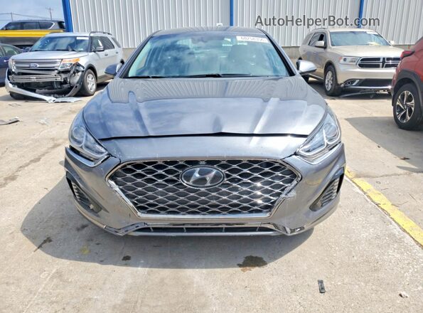 5NPE34AF0KH814744 2019 HYUNDAI SONATA Серый Вид спереди