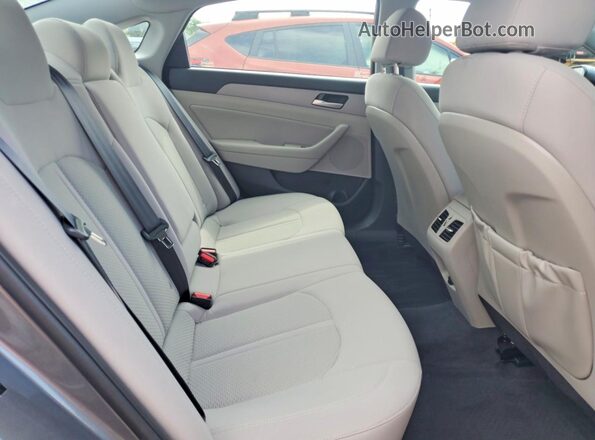 5NPE34AF0KH814744 2019 HYUNDAI SONATA Серый Вид задних сидений
