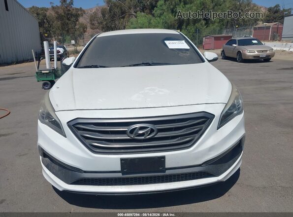 5NPE34AF1GH279091 2016 HYUNDAI SONATA White Dashboard view