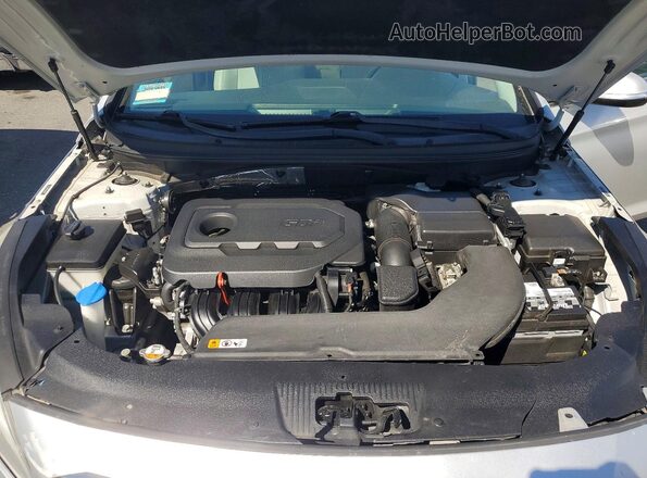 5NPE34AF1GH297834 2016 HYUNDAI SONATA Gray Вид задньої частини салону