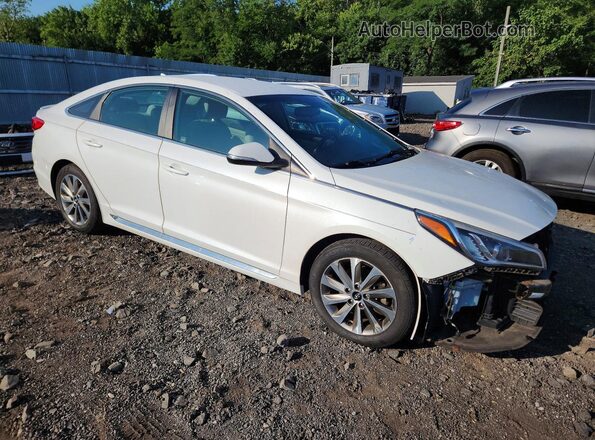5NPE34AF1GH354937 2016 HYUNDAI SONATA White Przód prawy