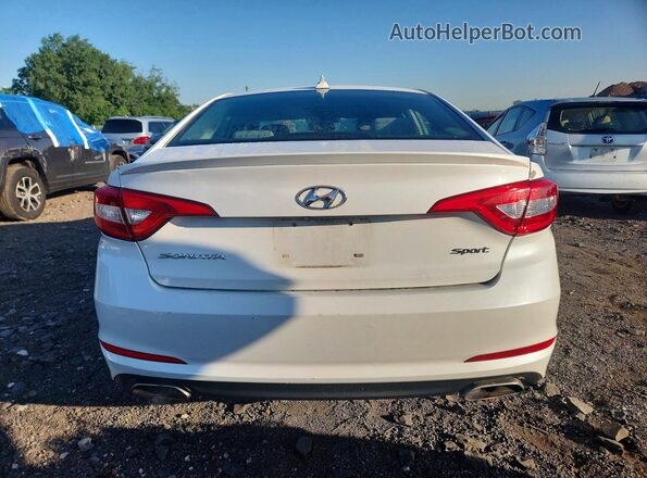 5NPE34AF1GH354937 2016 HYUNDAI SONATA White Widok z tyłu