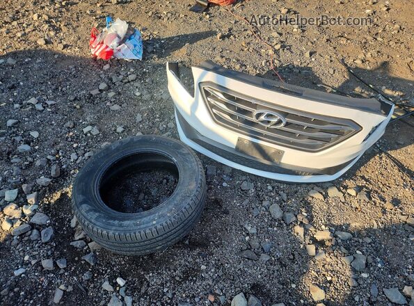 5NPE34AF1GH354937 2016 HYUNDAI SONATA White Widok komory silnika
